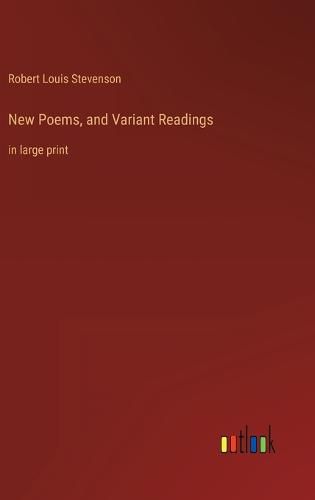 Cover image for New Poems, and Variant Readings