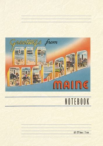 Cover image for Vintage Lined Notebook Greetings from Old Orchard