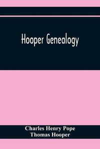 Cover image for Hooper Genealogy