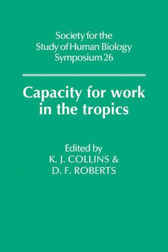 Cover image for Capacity for Work in the Tropics