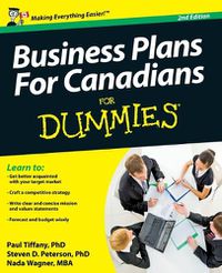 Cover image for Business Plans For Canadians for Dummies