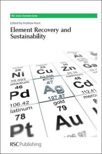 Cover image for Element Recovery and Sustainability