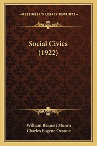 Cover image for Social Civics (1922)