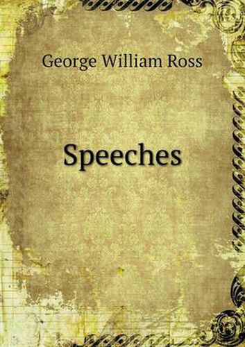 Cover image for Speeches