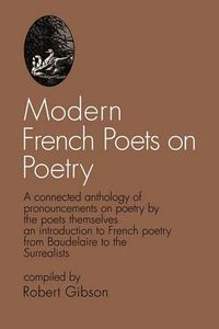 Cover image for Modern French Poets on Poetry