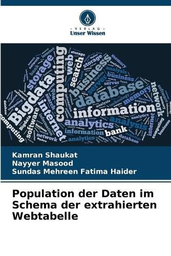 Cover image for Population der Daten im Schema der extrahierten Webtabelle