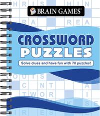 Cover image for Brain Games - Crossword Puzzles (Waves): Solve Clues and Have Fun with 70 Puzzles!