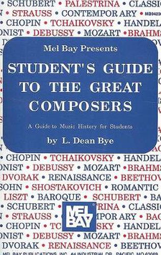Cover image for Student's Guide To The Great Composers