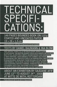 Cover image for Saadane Afif: Technical Specifications