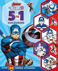 Cover image for Marvel Avengers Captain America: 5 in 1 Colouring