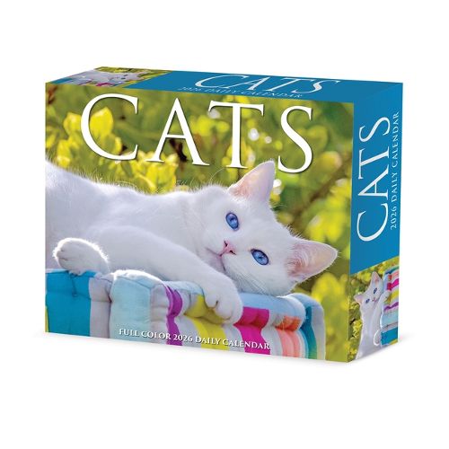 Cover image for Cats 2026 5.4 X 6.2 Box Calendar
