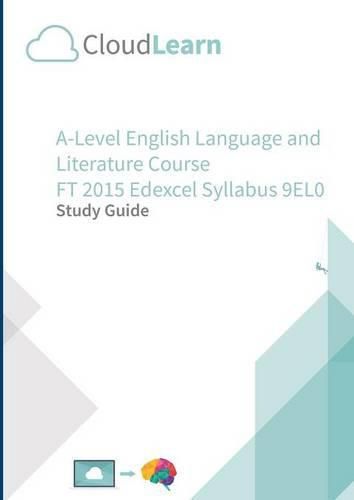 Cover image for Cl2.0 Cloudlearn A-Level Ft 2015 English Language & Literature 9el0