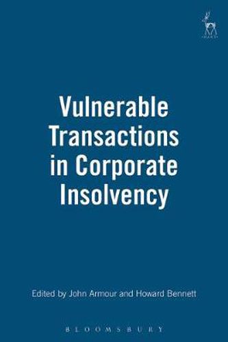 Cover image for Vulnerable Transactions in Corporate Insolvency