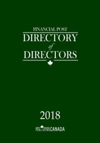 Cover image for Financial Post Directory of Directors 2018