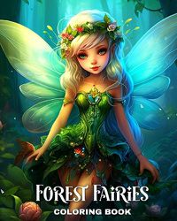 Cover image for Forest Fairies Coloring Book