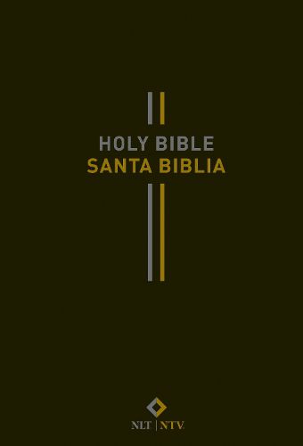 Cover image for Bilingual Bible / Biblia bilingue NLT/NTV (Hardcover, Black)