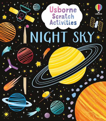 Cover image for Usborne Scratch Activities Night Sky