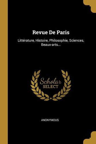 Cover image for Revue De Paris