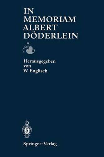 Cover image for In Memoriam Albert Doderlein