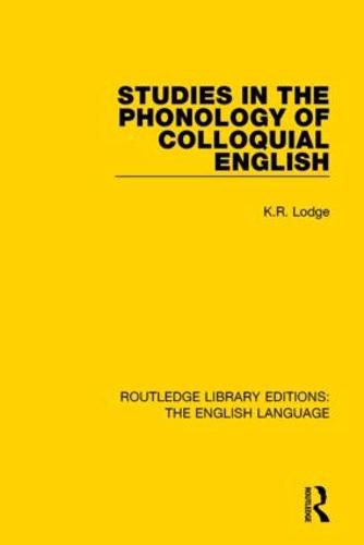 Cover image for Studies in the Phonology of Colloquial English