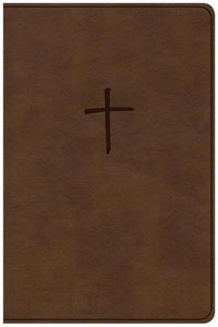 Cover image for CSB Compact Bible, Brown LeatherTouch, Value Edition