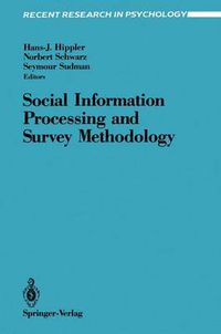 Cover image for Social Information Processing and Survey Methodology