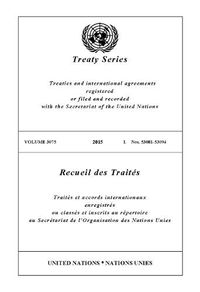 Cover image for Treaty Series 3075 (English/French Edition)