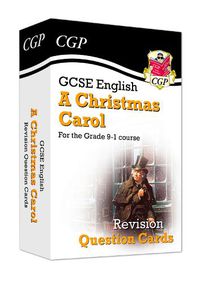 Cover image for GCSE English - A Christmas Carol Revision Question Cards