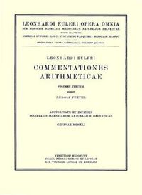 Cover image for Commentationes algebraicae ad theoriam aequationum pertinentes