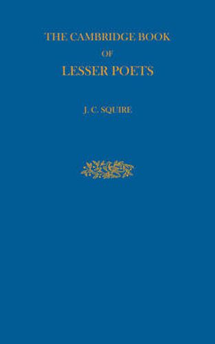 Cover image for The Cambridge Book of Lesser Poets