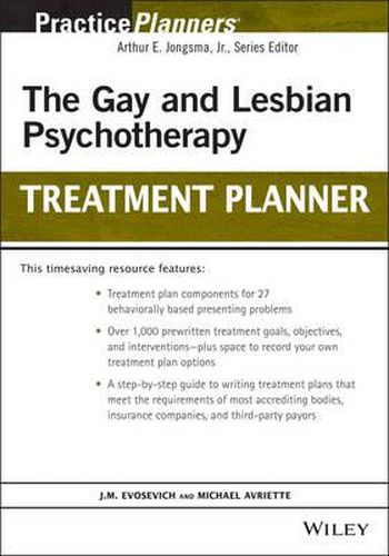Cover image for The Gay and Lesbian Psychotherapy Treatment Planner