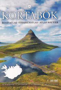 Cover image for Iceland Road Atlas 1:300 000 Kortabok 2024-2026 - comprehensive edition