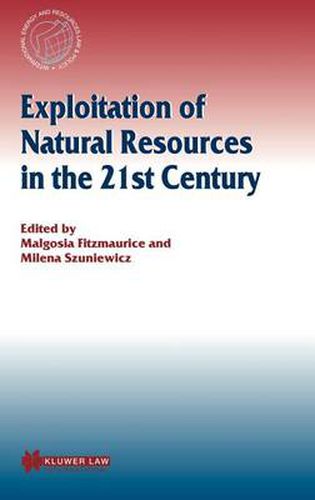 Cover image for Exploitation of Natural Resources in the 21st Century