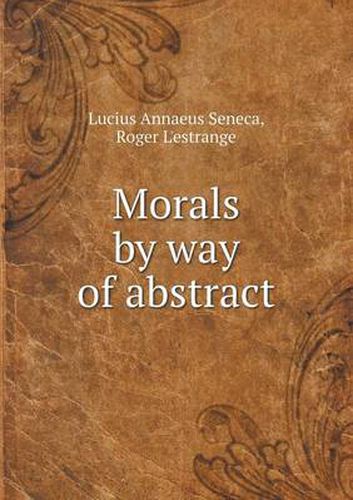 Cover image for Morals by way of abstract