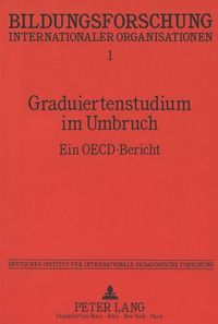 Cover image for Graduiertenstudium Im Umbruch: Ein OECD-Bericht