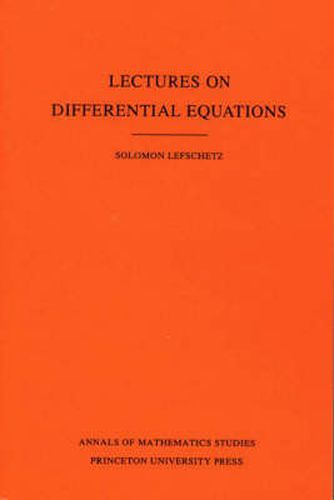 Cover image for Lectures on Differential Equations. (AM-14), Volume 14