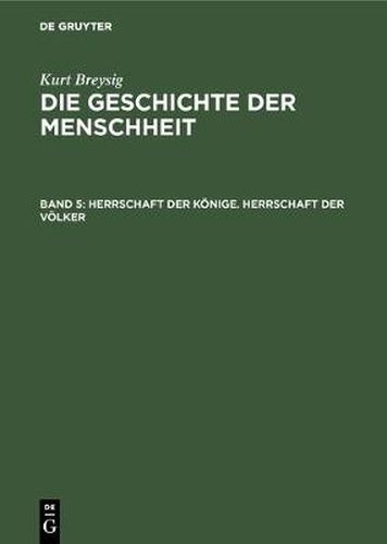 Cover image for Herrschaft der Koenige. Herrschaft der Voelker