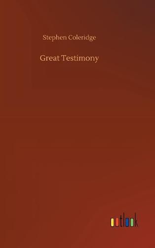 Cover image for Great Testimony