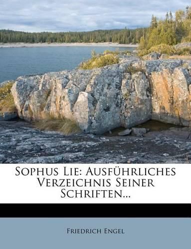 Cover image for Sophus Lie
