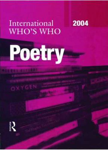 Cover image for International Who's Who in Poetry 2004