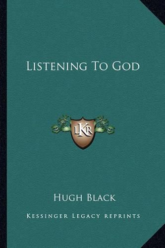 Cover image for Listening to God