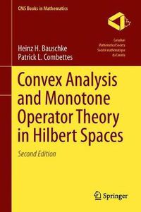 Cover image for Convex Analysis and Monotone Operator Theory in Hilbert Spaces