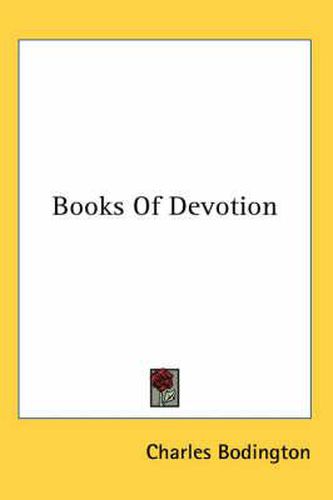 Cover image for Books of Devotion