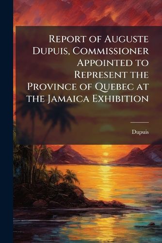 Cover image for Report of Auguste Dupuis, Commissioner Appointed to Represent the Province of Quebec at the Jamaica Exhibition
