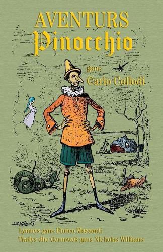 Cover image for Aventurs Pinocchio - Whedhel Popet: The Adventures of Pinocchio - The Story of a Puppet in Cornish