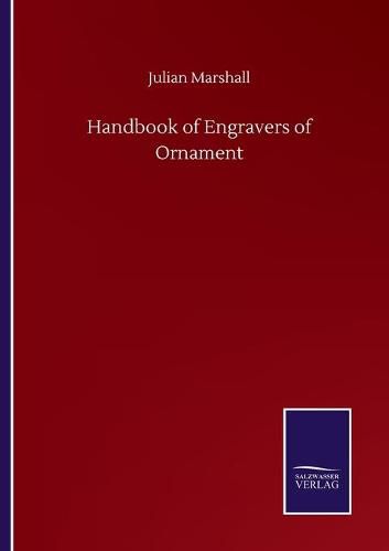 Cover image for Handbook of Engravers of Ornament