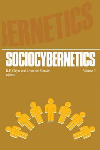 Cover image for Sociocybernetics: An actor-oriented social systems approach Vol. 2