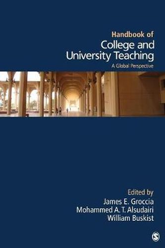 Cover image for Handbook of College and University Teaching: A Global Perspective