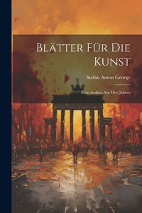 Cover image for Blaetter fuer die Kunst