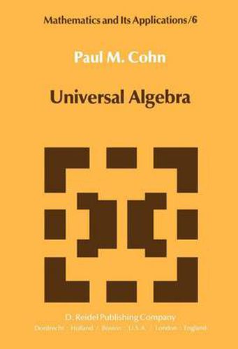 Cover image for Universal Algebra